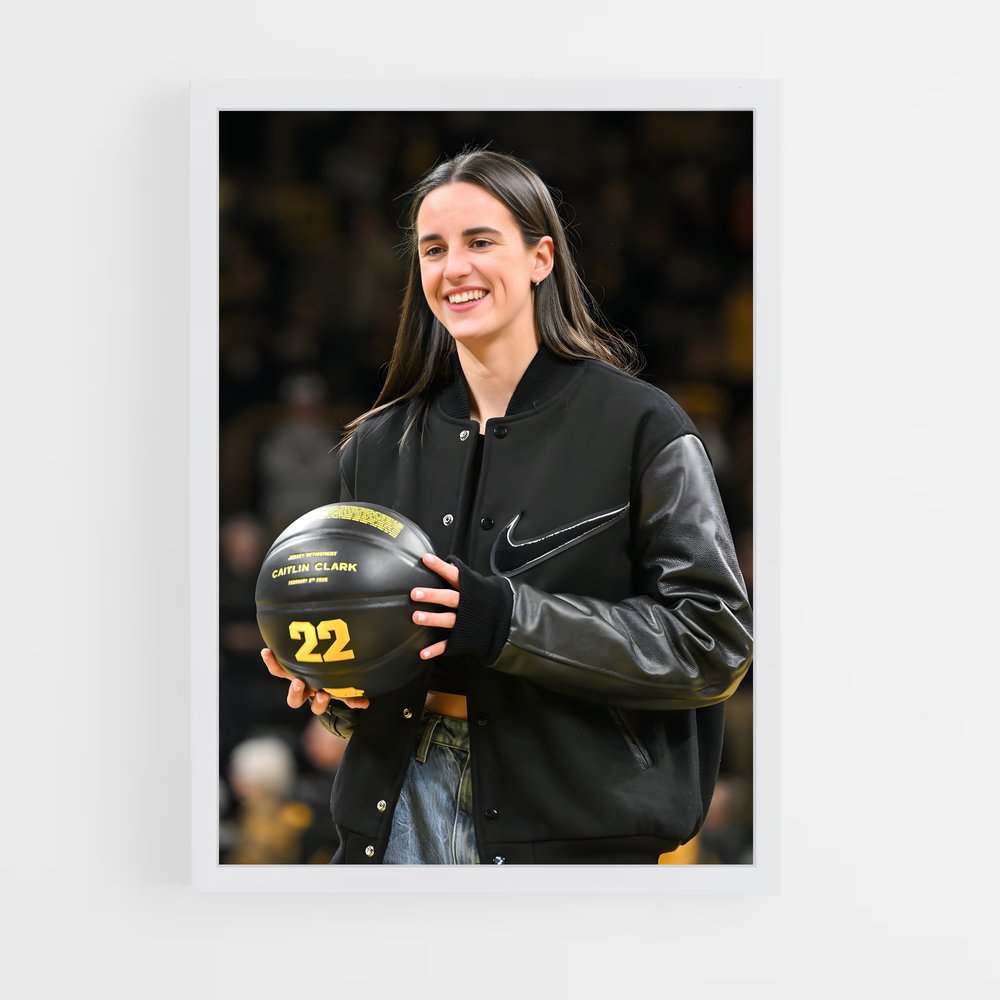 Poster Caitlin clark – affiche Basketball (vue 3)